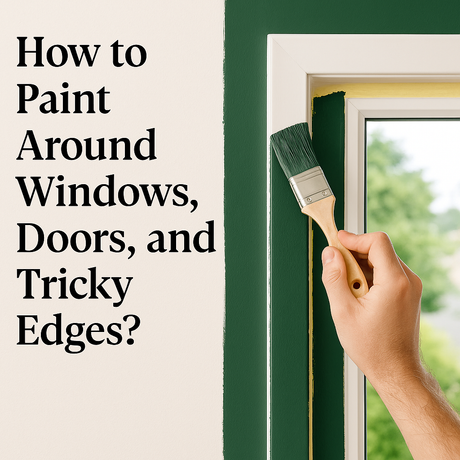 How to Paint Around Windows, Doors, and Tricky Edges