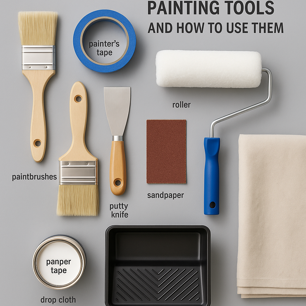 What Are the Most Common Painting Tools and How to Use Them