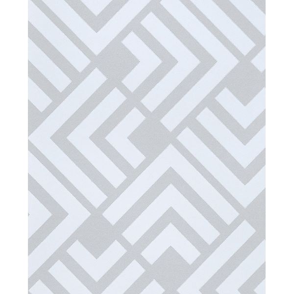Zig Grey Geometric Wallpaper - Stripes Wallpaper