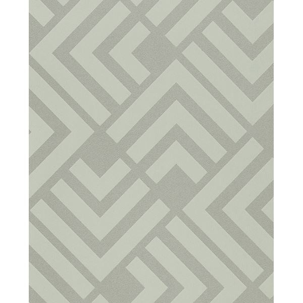 Zig Mint Geometric Wallpaper - Stripes Wallpaper