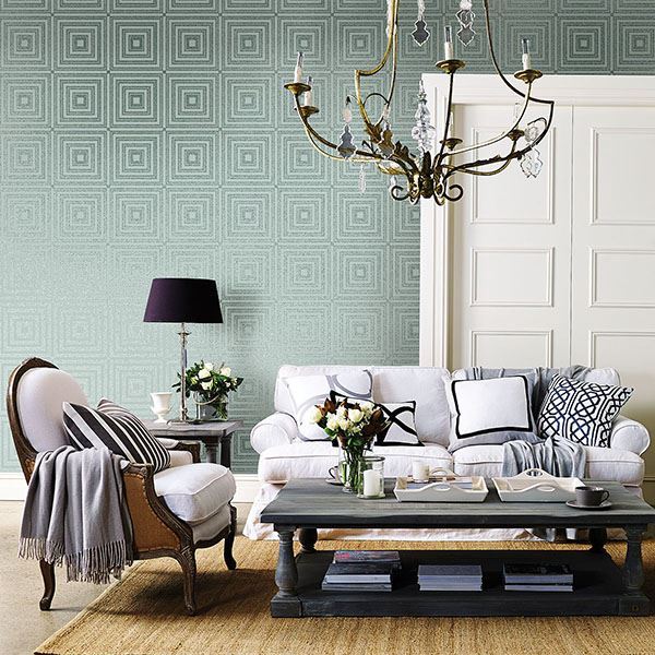 Luminous Ice Geometric Wallpaper - Geometric Wallpaper