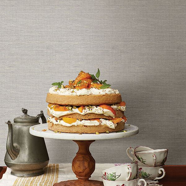 Agave Dove Grasscloth Wallpaper - Grasscloth Wallpaper