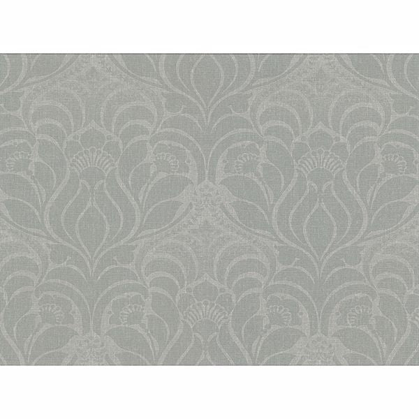 Sandor Sage Damask Wallpaper - Damask Wallpaper