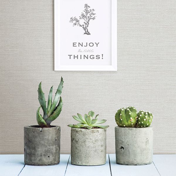 Agave Bliss Light Blue Faux Grasscloth Wallpaper - Grasscloth Wallpaper