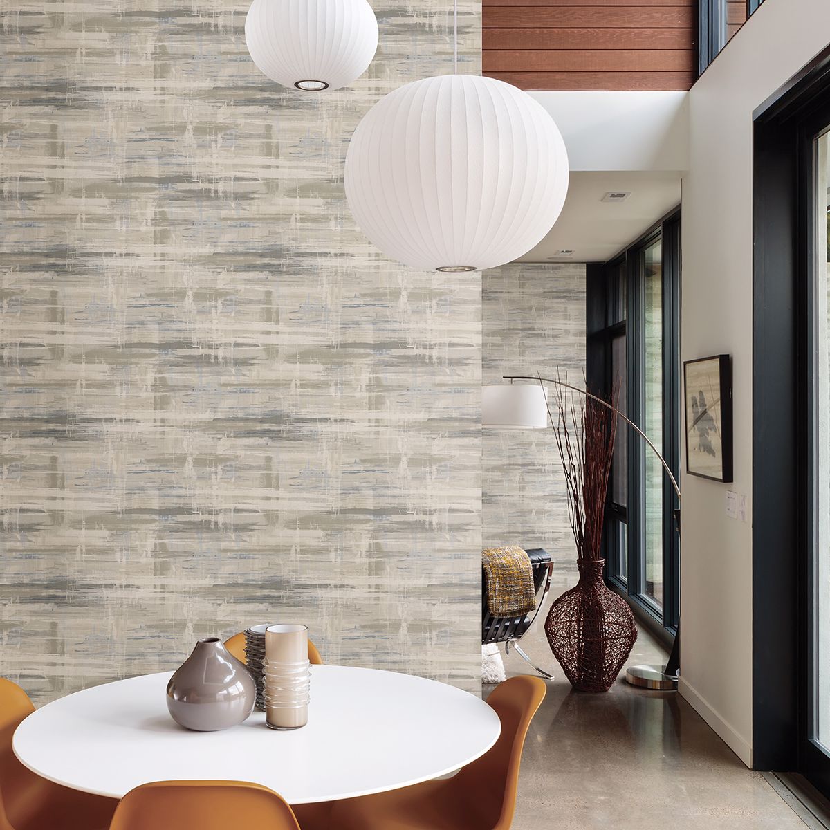 Marari Beige Distressed Texture Wallpaper - Distressed Wallpaper