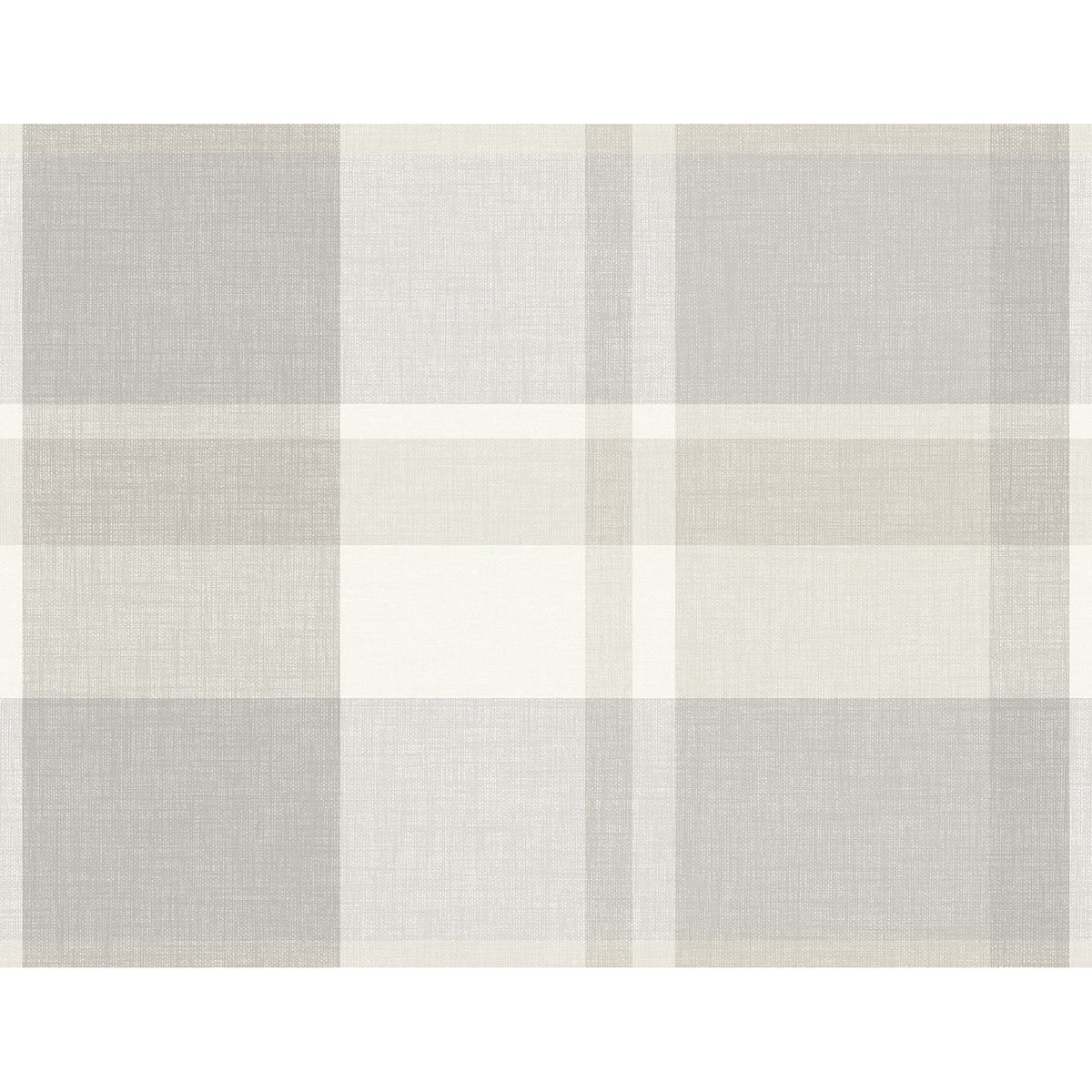 Madaket Light Grey Plaid Wallpaper - Plaid Wallpaper