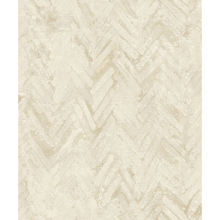 Amesemi Distressed Herringbone Wallpaper - Distressed Wallpaper
