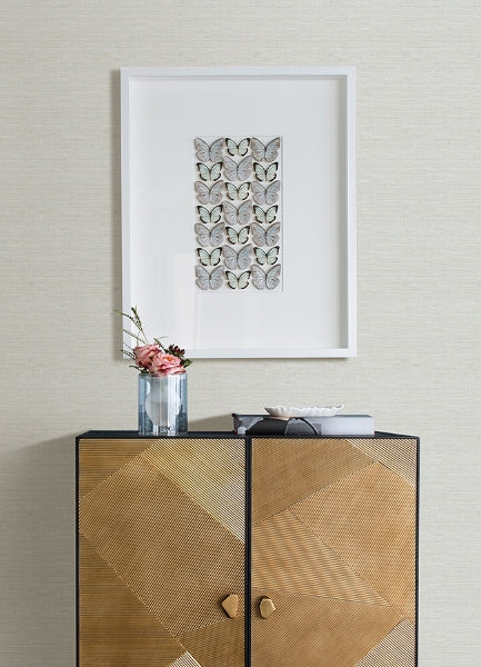 Agave Light Blue Faux Grasscloth Wallpaper - Grasscloth Wallpaper