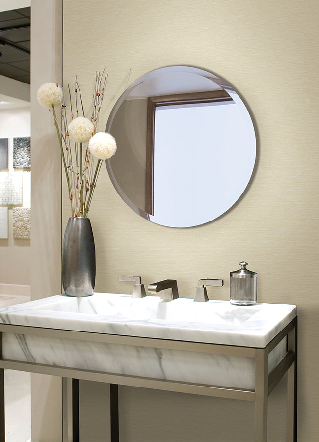 Agave Light Yellow Faux Grasscloth Wallpaper - Grasscloth Wallpaper