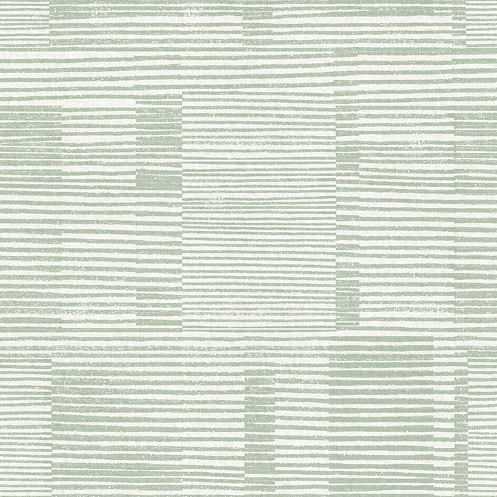 Callaway Green Woven Stripes Wallpaper - Stripes Wallpaper