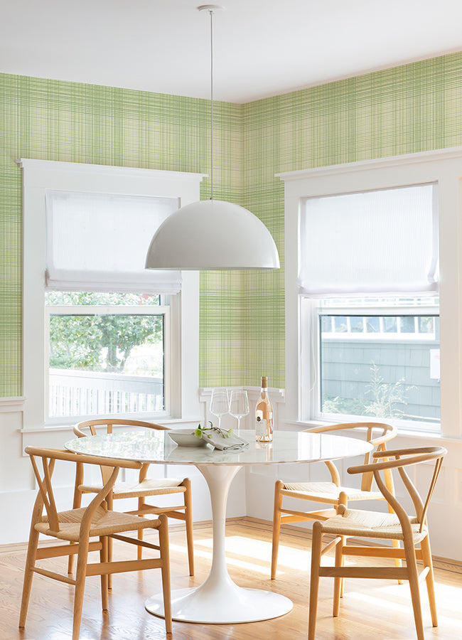 Madras Green Plaid Wallpaper - Plaid Wallpaper