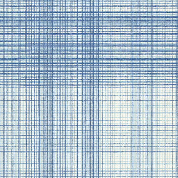 Madras Blue Plaid Wallpaper - Plaid Wallpaper