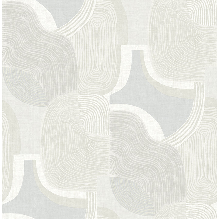 Hollace Sky Blue Geometric Wallpaper - Geometric Wallpaper