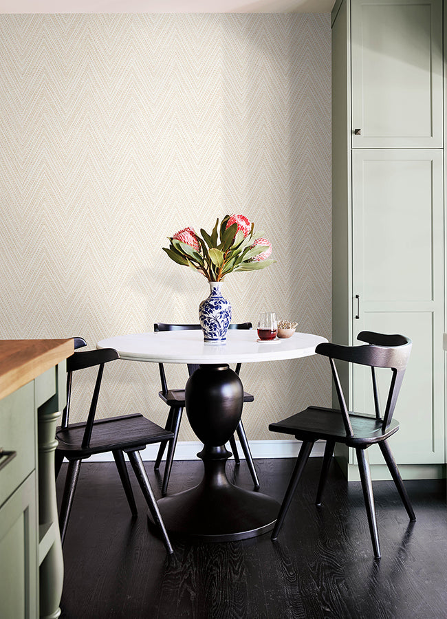 Lainey Stitched Chevron Wallpaper by Chevron Wallpapers