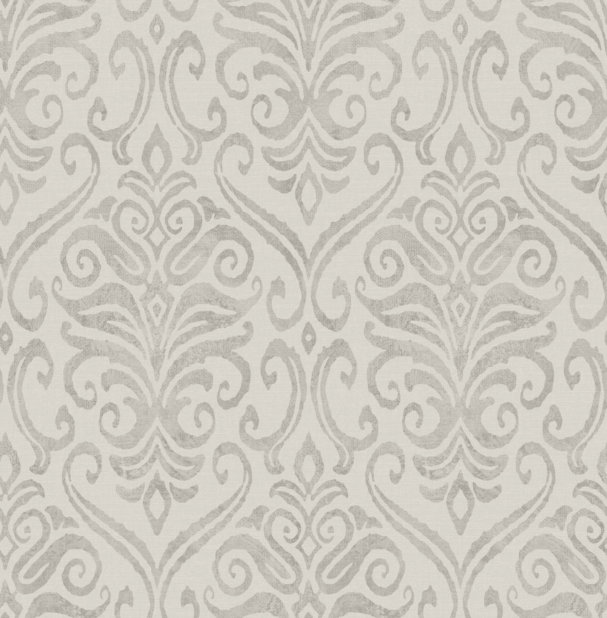 Adavu Grey Damask Wallpaper - Damask Wallpaper