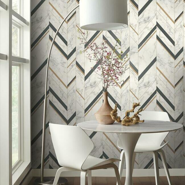 Marble Chevron Wallpaper by Chevron Wallpapers