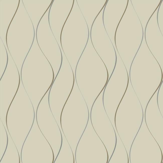 Wavy Stripe BEIGE/SILVER/GOLD