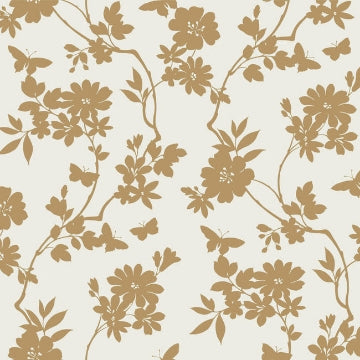 Flutter Vine WHITE/GOLD