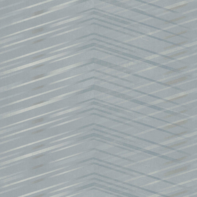 Glistening Chevron SMOKEY BLUE