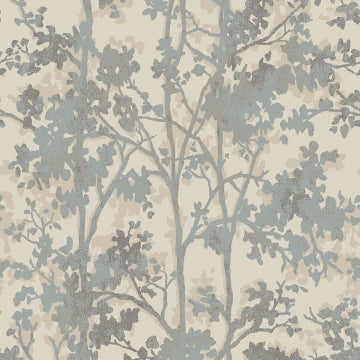 Shimmering Foliage CREAM/SILVER