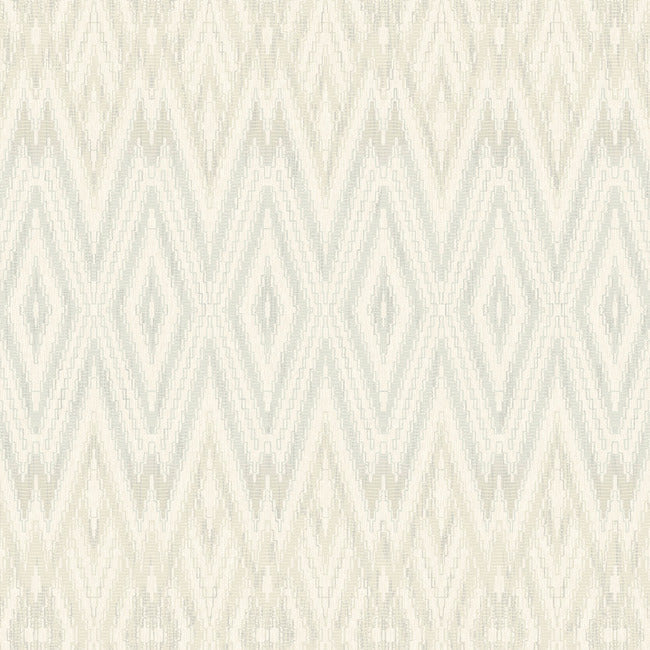 Diamond Marquise Wallpaper- Light Neutral - Weaves Wallpaper