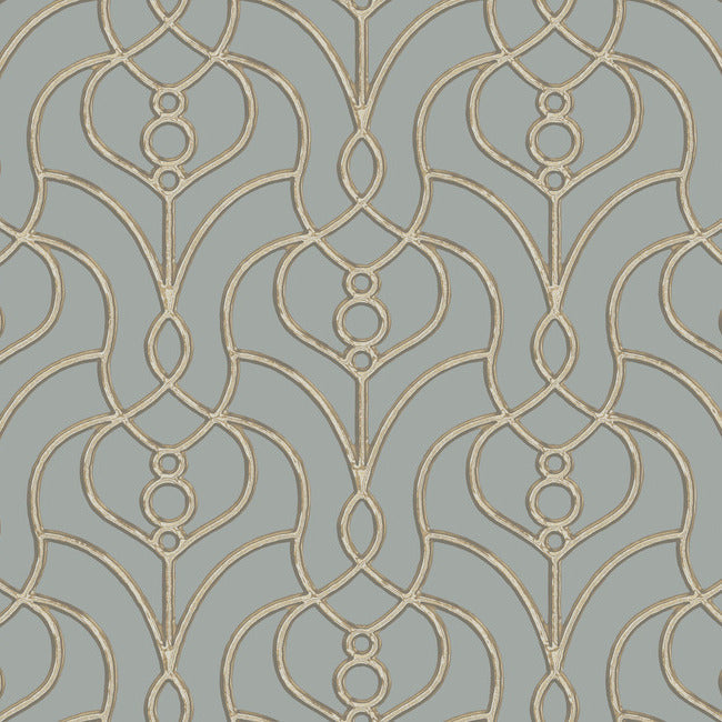 Divine Trellis DUSTY BLUE