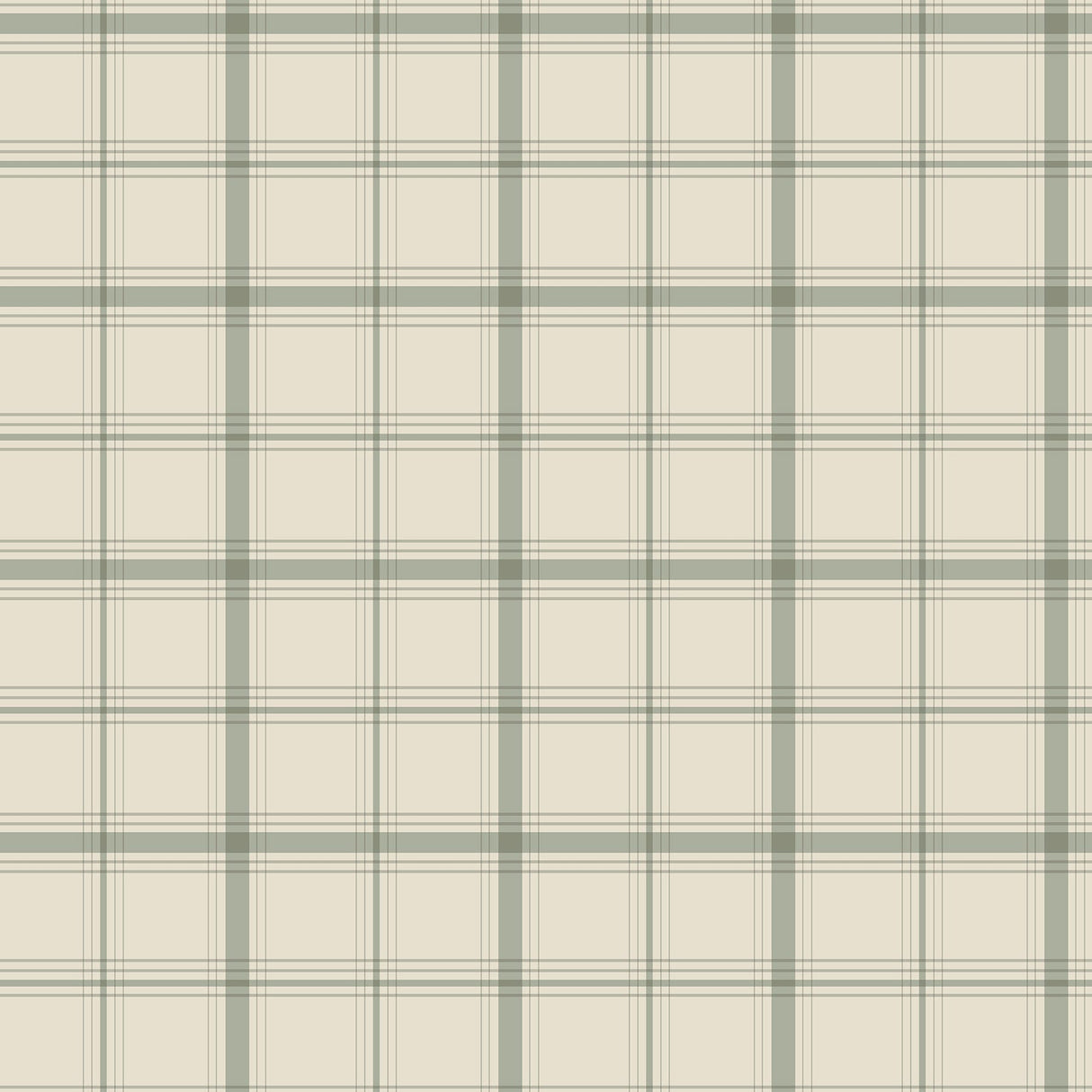 Hunter Wallpaper- Green - Plaid Wallpaper