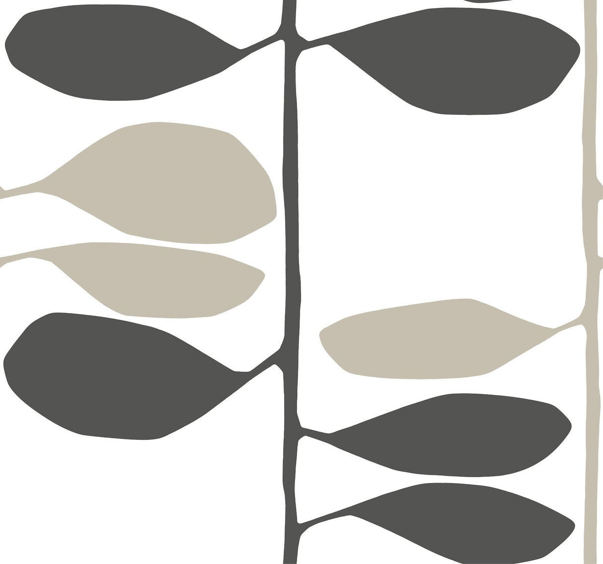 Sculpted Vines CARBON & LINEN