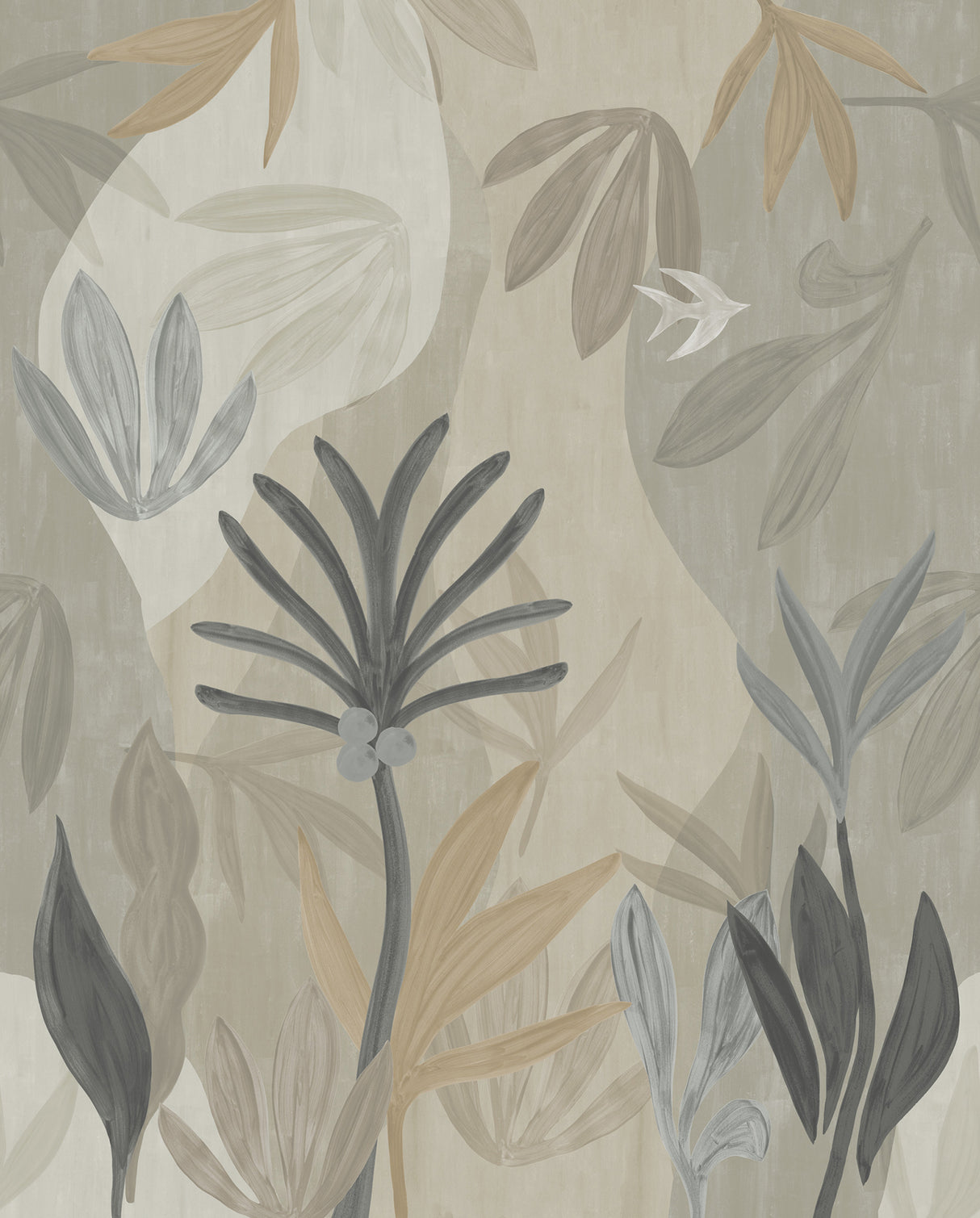 Chambord Gardens Mural GRAPHITE & CARBON