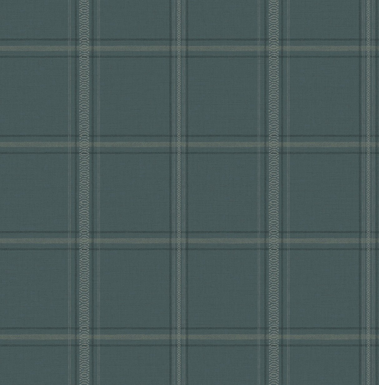 Auberge Teal Plaid Wallpaper - Plaid Wallpaper