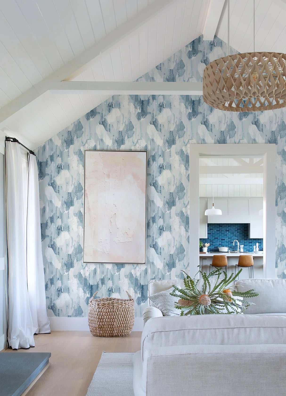 Mahi Blush Abstract Wallpaper by Artistic Abstracts