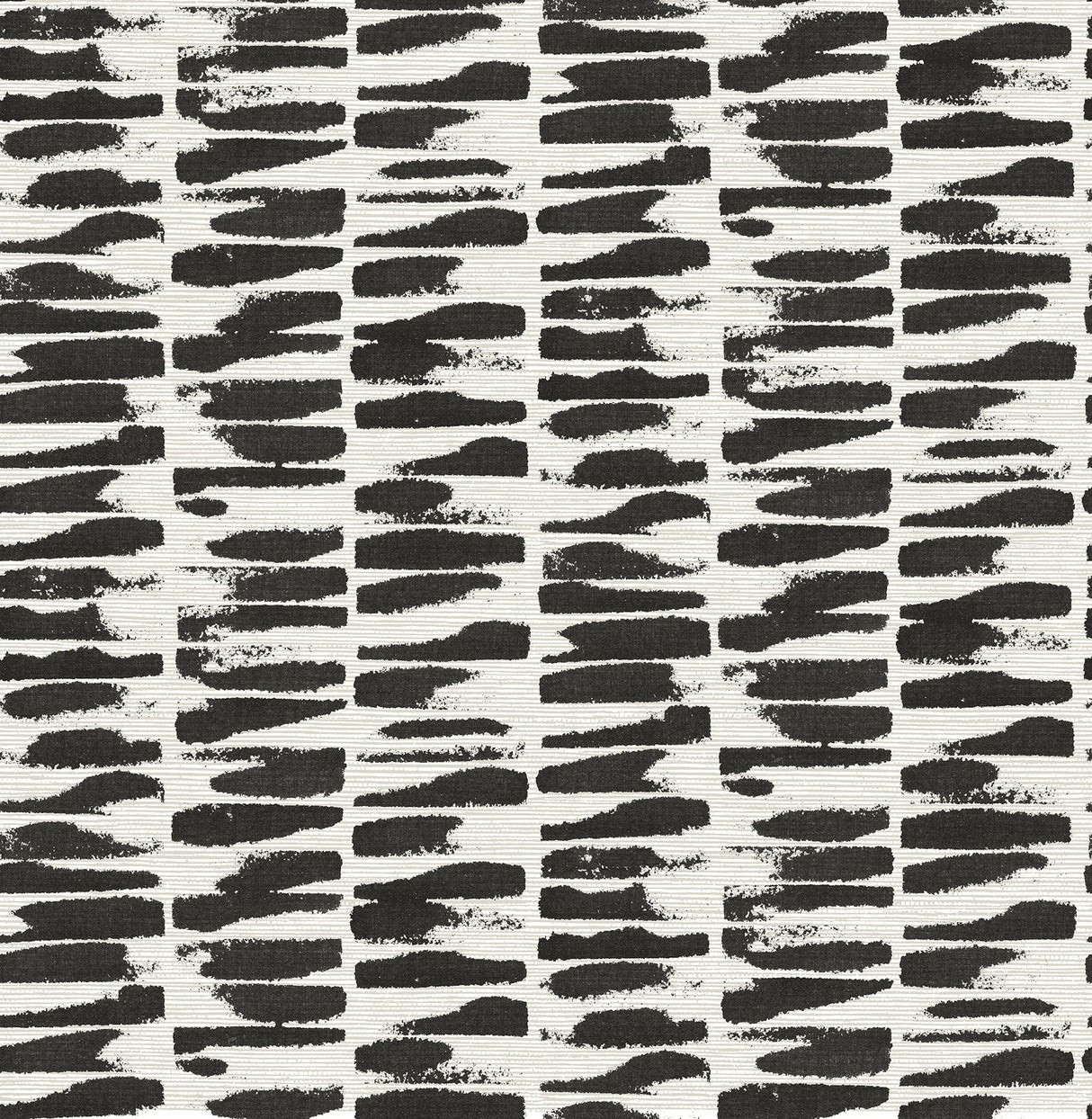 Myrtle Black Abstract Stripe Wallpaper by Artistic Abstracts