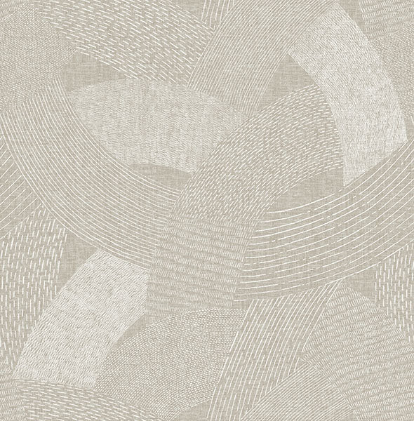 Tania Light Brown Woven Abstract Wallpaper by Artistic Abstracts