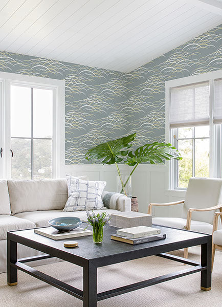 Kasia Slate Abstract Wallpaper by Artistic Abstracts