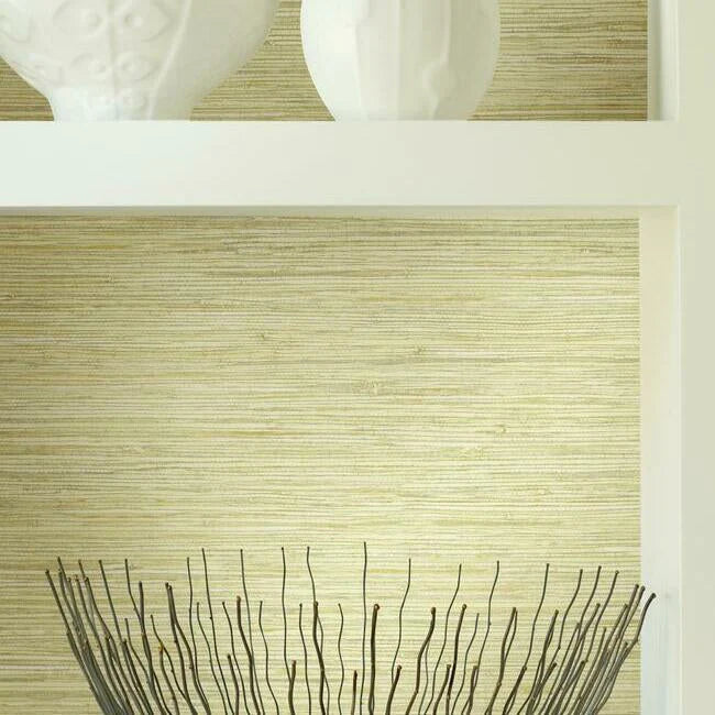 Horizontal Faux Grasscloth Wallpaper by Open Sheet