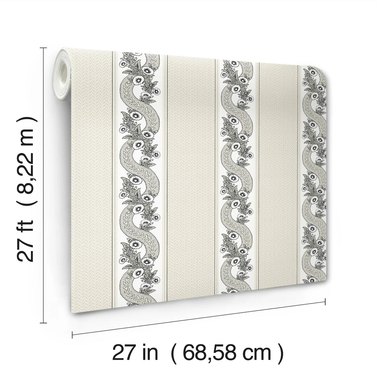 Abbey's Garland Wallpaper by Ronald Redding Wallpaper