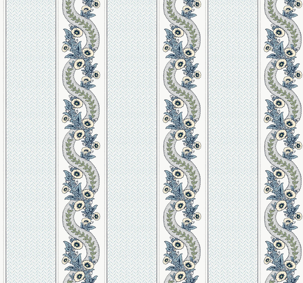 Abbey's Garland Wallpaper by Ronald Redding Wallpaper