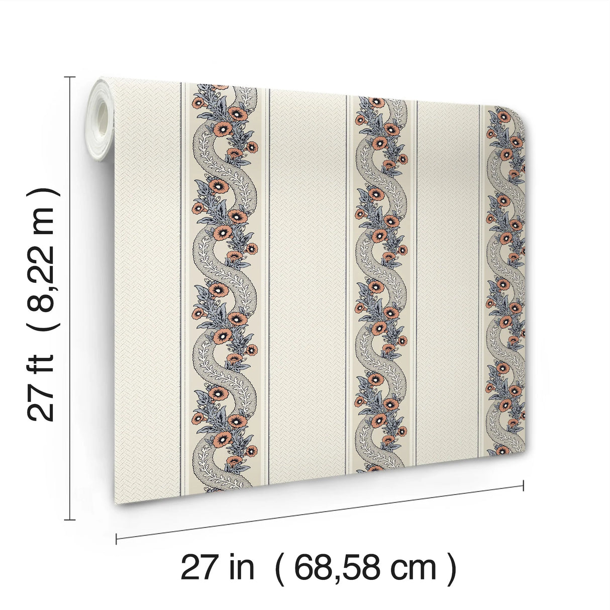 Abbey's Garland Wallpaper by Ronald Redding Wallpaper