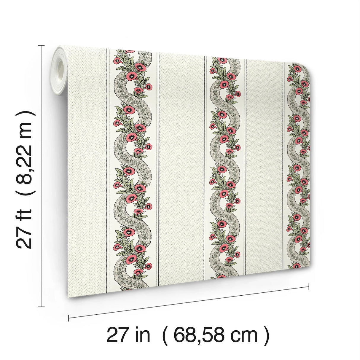 Abbey's Garland Wallpaper by Ronald Redding Wallpaper