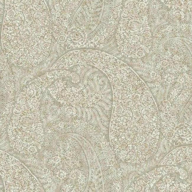 Kashmir Dreams Paisley Wallpaper by Antonina Vella Wallpaper