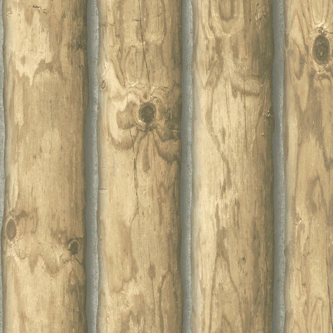 Mountain Logs Wallpaper by Open Sheet