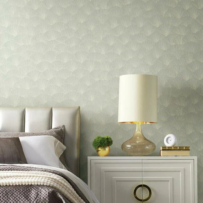 Luminous Ginkgo Wallpaper by Candice Olson Wallcoverings