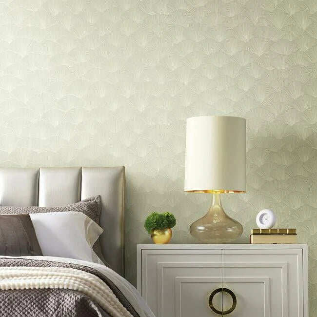 Luminous Ginkgo Wallpaper by Candice Olson Wallcoverings