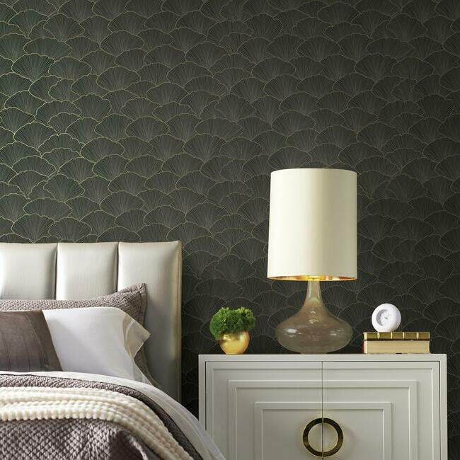 Luminous Ginkgo Wallpaper by Candice Olson Wallcoverings