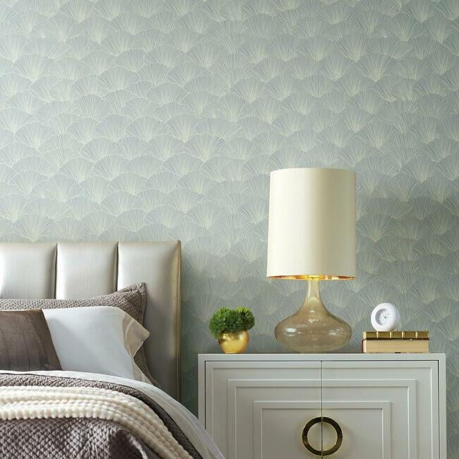Luminous Ginkgo Wallpaper by Candice Olson Wallcoverings