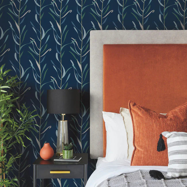 Chloe Vine Wallpaper by Greenhouse Wallpaper