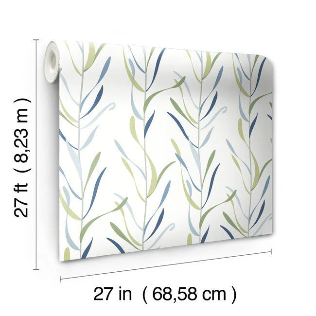 Chloe Vine Wallpaper by Greenhouse Wallpaper