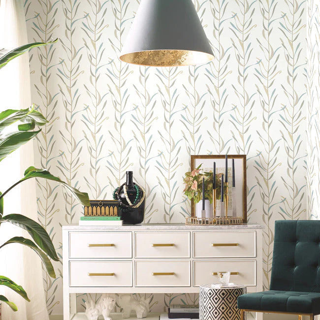 Chloe Vine Wallpaper by Greenhouse Wallpaper