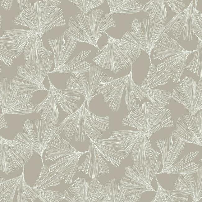 Ginkgo Toss Wallpaper by Antonina Vella Wallpaper