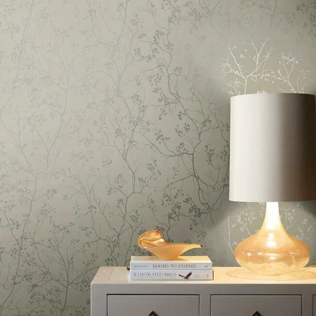 Luminous Branches Wallpaper by Antonina Vella Wallpaper